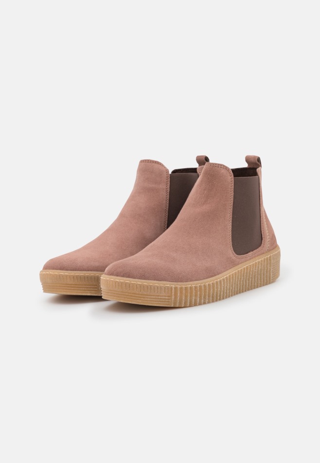 Bottines à Plateforme Gabor | Rose Foncé Exclusif/naturel